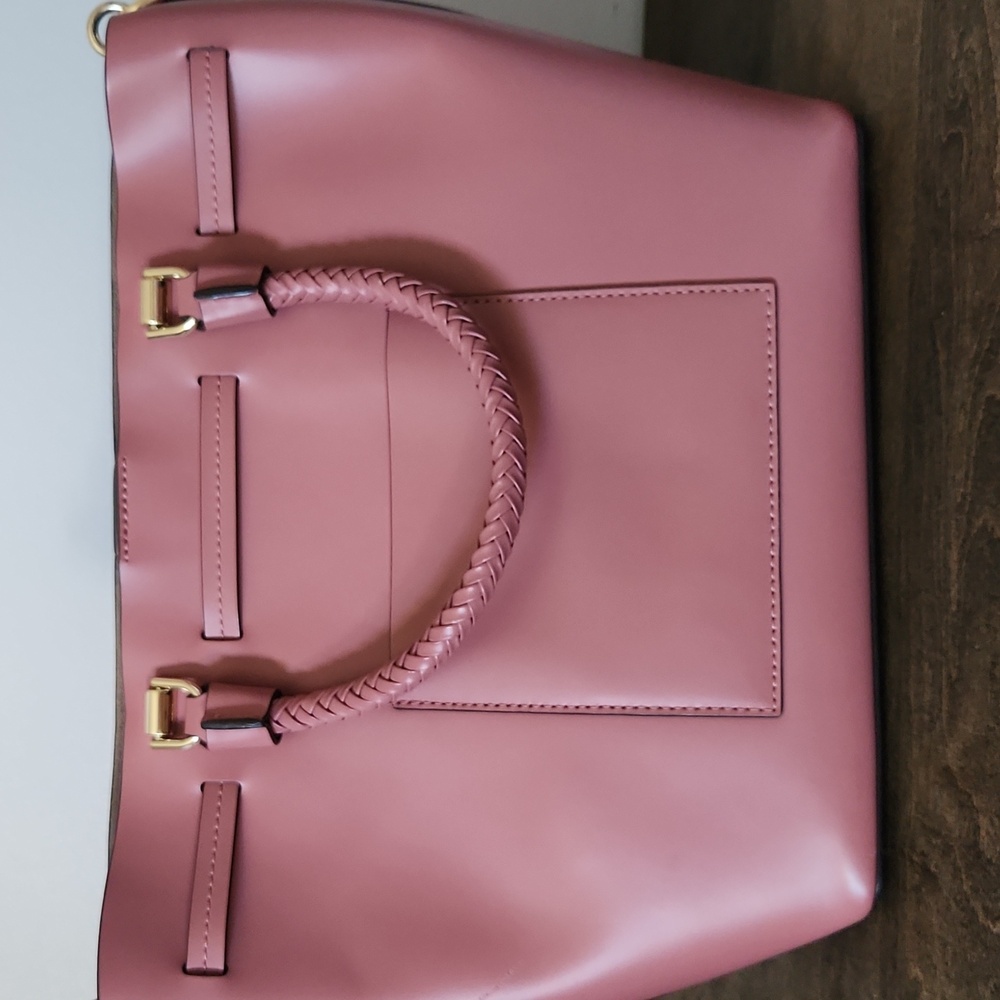Michael Kors Deep Rose Pink Shoulder Tote - Picture 3 of 5